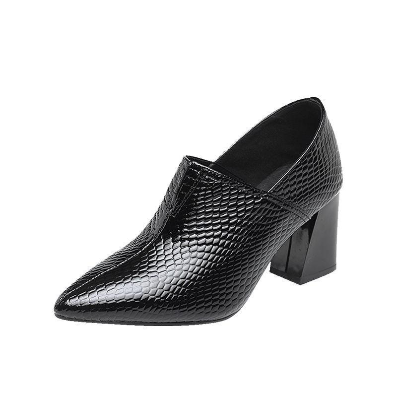 Spitze Zehen Oberbekleidung Moud Héich Heels, Déck Heels Moud Schong_voghion.com