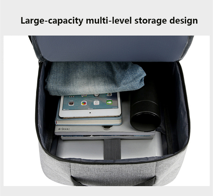Waterproof Business USB School Backpacks 15.6 Inch Laptop Backpack Large Capacity Bagpacks for Men Back_voghion.com