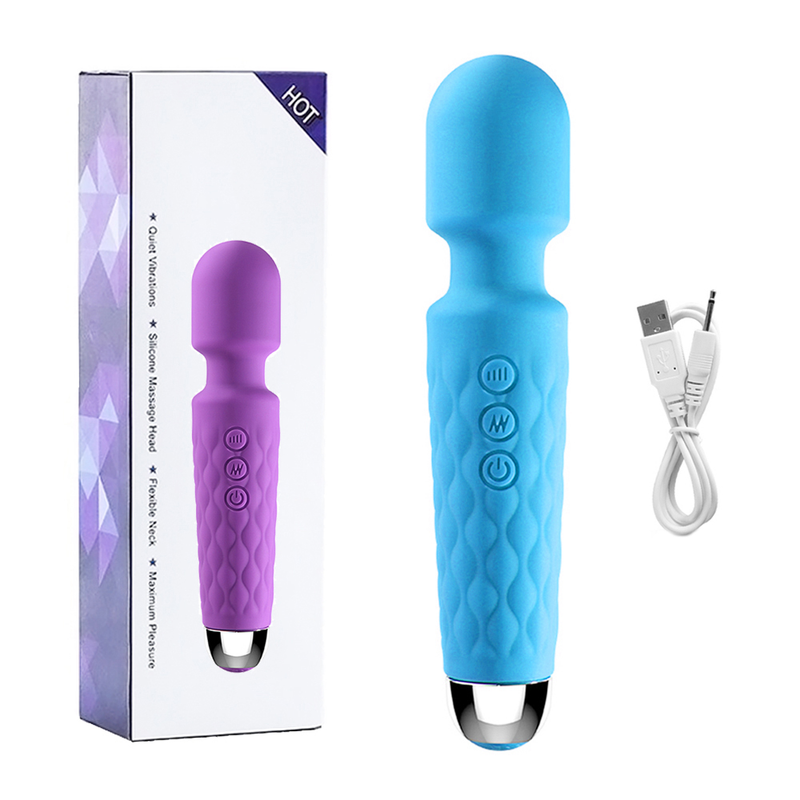 20 Speed Powerful Vibration Av Magic Wand Clitoral Stimulation Massage Masturbator Dildo Vibrator Adult Sex Toys_voghion.com
