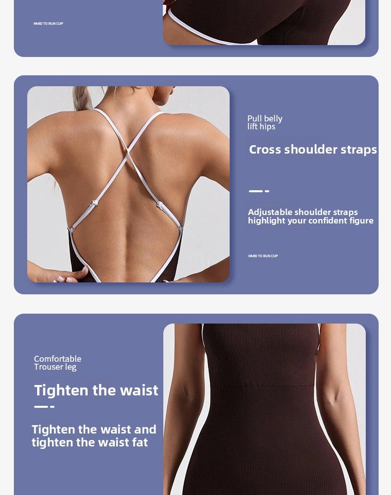 Shorts deportivos cruzados de estilo europeo y americano para mujer, ideales para fitness y fitness. Diseño ajustado que realza la espalda._voghion.com