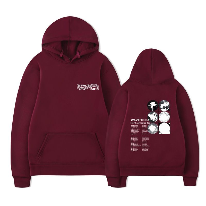 Nuova felpa con cappuccio da uomo Hip Hop F della band coreana Wave To Earth Tour 2025_voghion.com
