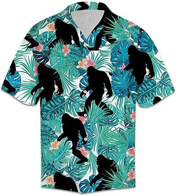 Lockeres Freizeithemd im 3D-Digitaldruck mit Golden Retriever-Motiv im Strandurlaubsstil für Herren_voghion.com