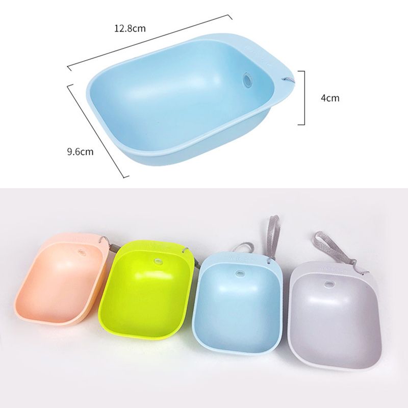 Plastic Water Bottle With Two Bowls For Dogs_voghion.com