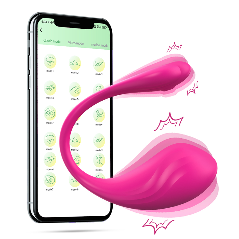 Vibratori per mutandine femminili con telecomando APP a distanza per donne, stimolatore del clitoride, dildo wireless Lov_voghion.com