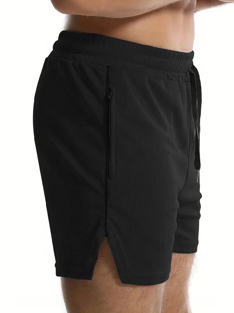 Men's Running Training Fiess Summer Thin Breathable Quick Drying Basketball Pants_voghion.com