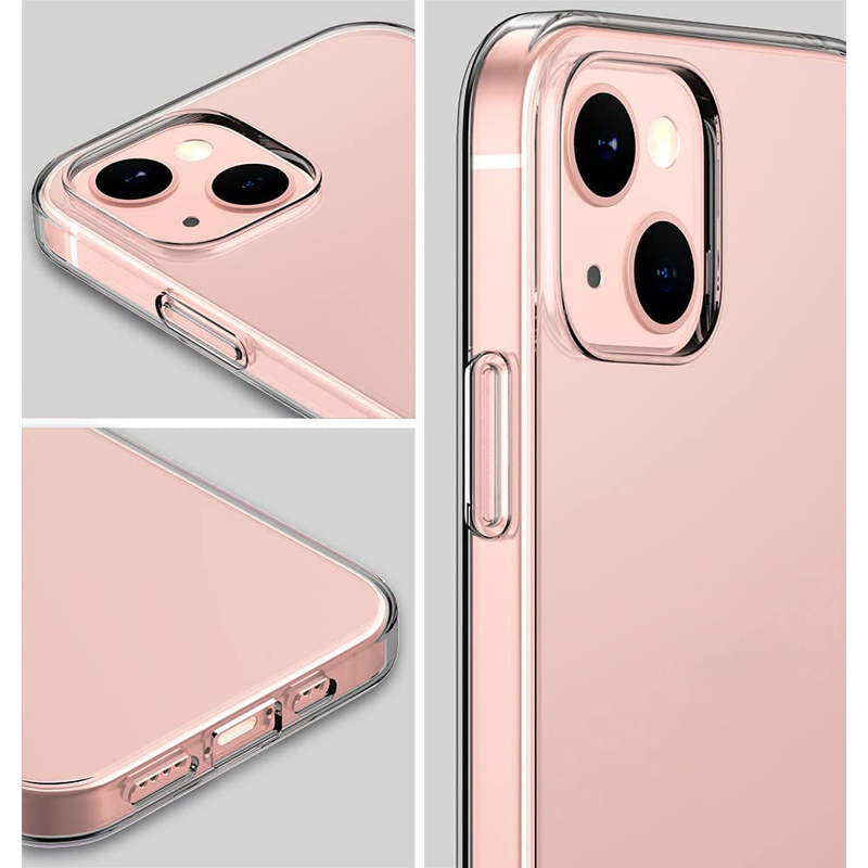 Helder Telefoonhoesje Voor iPhone 11 12 13 14 Pro Max 12Mini 13Mini Case Silicone Soft Cover Voor iPhone XSMax XR X 8 7 6s Plus SE2020 Achterkant_voghion.com