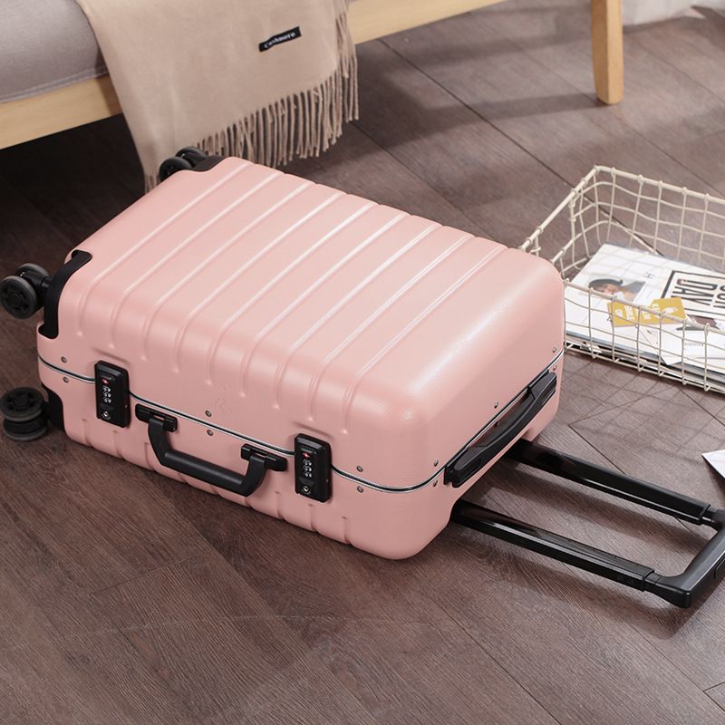 Durable PC Aluminum Frame Luggage With TSA Lock, 20-inch & 25-inch Spinner Suitcase For Travel, Waterproof & Lightweight Carry-On_voghion.com