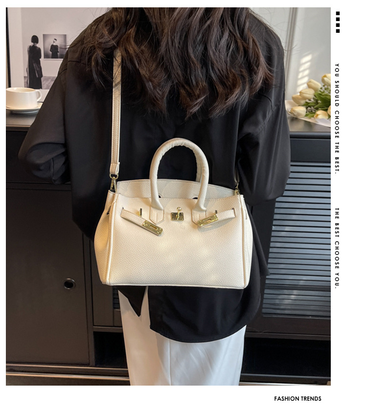 NUOVA borsa all'ingrosso Ins moda casual borsa a tracolla PU texture grande capacità borsa a tracolla per le donne_voghion.com