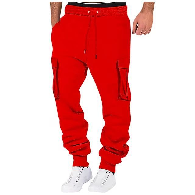 Men’s Retro Casual Pants – Loose Straight Fit, Versatile & Comfortable Sweatpants_voghion.com