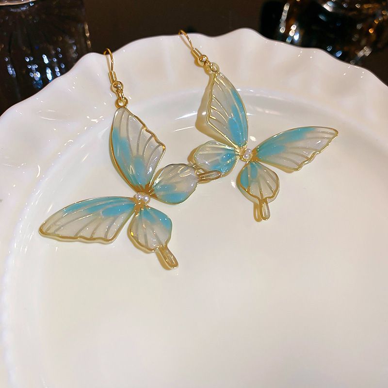 Orecchino con fiore d'ago d'argento, fata coreana, centro commerciale coreano, stile vacanza, temperamento dolce di nicchia_voghion.com