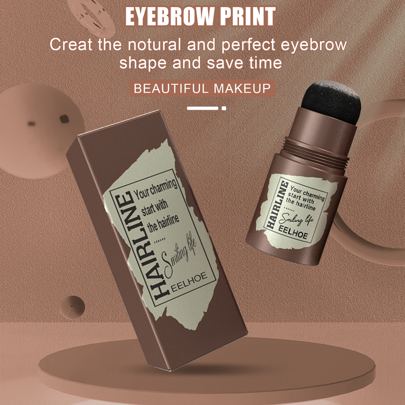 is Eelhoe-print natuurlijk en lui, gemakkelijk wenkbrauwen tekenen, snel make-up aanbrengen, haarlijn-wenkbrauwcake repareren_voghion.com