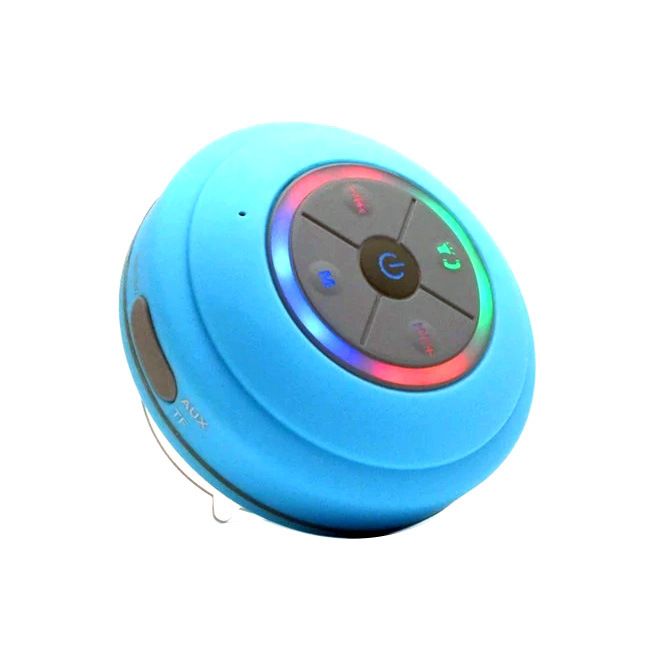 Taşınabilir Hoparlörler Açık Hava Banyo Araba Mini Taşınabilir Hoparlör Işık Büyük Vantuzlu Q9 Su Geçirmez Kablosuz Bluetooth Hoparlör_voghion.com
