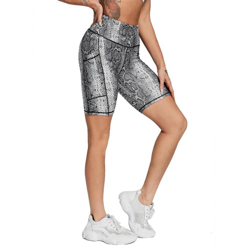 Women's yoga Pants Leopard Print Large Size Printed Pocket Slim Butt Lifting Sports Yoga Pants Leggings XY6645_voghion.com