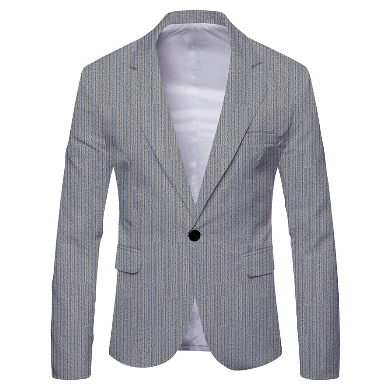 Palton casual pentru navetiști, de primăvară 2024, model nou, costum britanic de mărime mare pentru bărbați_voghion.com