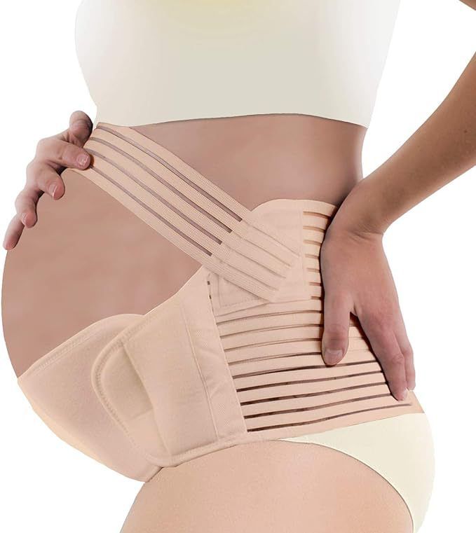 Cinto de suporte abdominal ajustável respirável para mulheres grávidas Cinto de suporte de cintura Cinto de aperto de cintura Cinto de cintura pré-natal_voghion.com