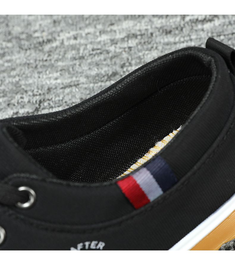 Men's Soft Sole Canvas Shoes - Breathable Non-Slip Comfortable Casual Shoes For Big Size (Up To 47) - Classic Round Toe Slip-On For Work & Daily Wear_voghion.com