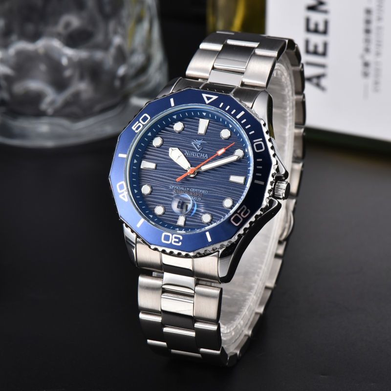 Heißer Verkauf Hohe Qualität Top Marke männer Alle-stahl Uhr Multi-funktionale Business Casual Drei-pin Wasserdicht quarz Uhr Männer_voghion.com