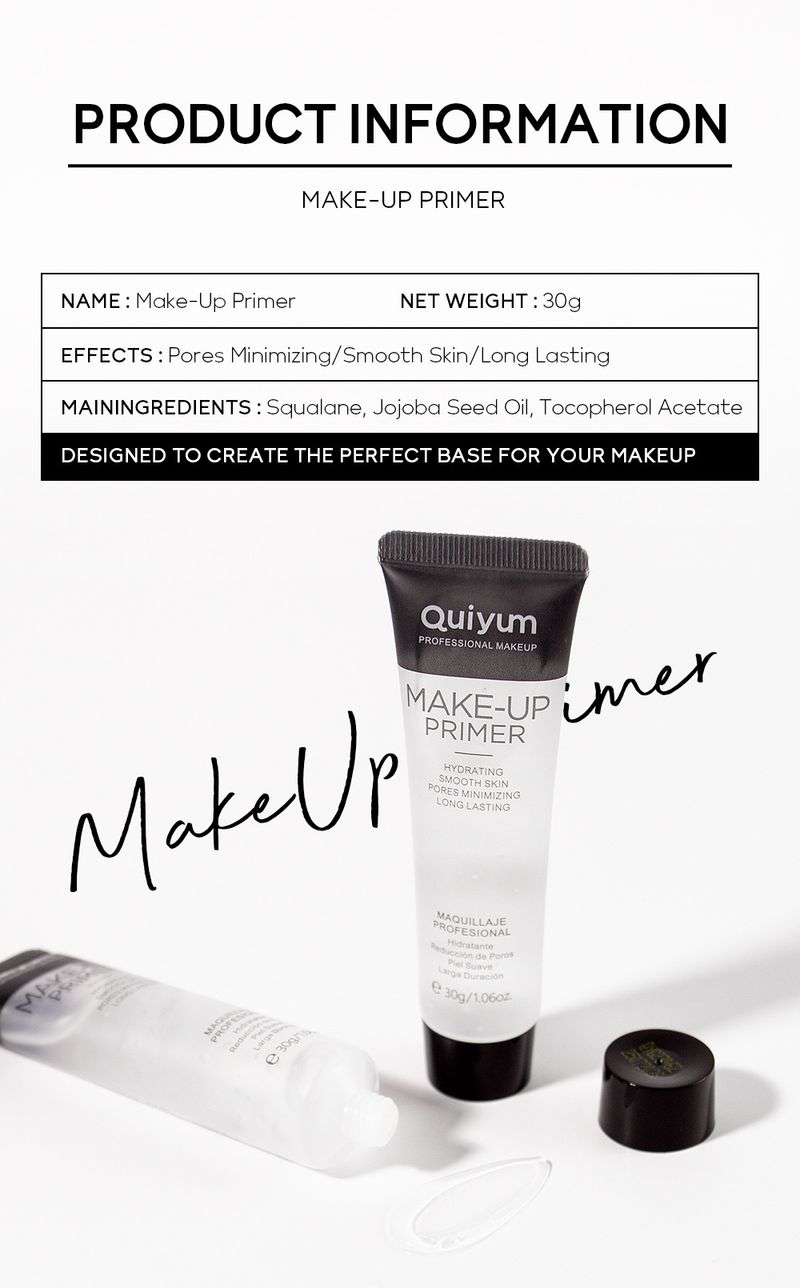 QUIYUM Makeup Primer 4 Kleuren (Kleurendoos) 30g Hydraterende en licht hydraterende hydraterende primer_voghion.com