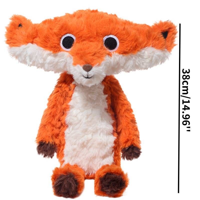 38cm Dewar Fox Adorable Plush Toy Soft Stuffed Animal Cute Birthday Girls For Gift_voghion.com