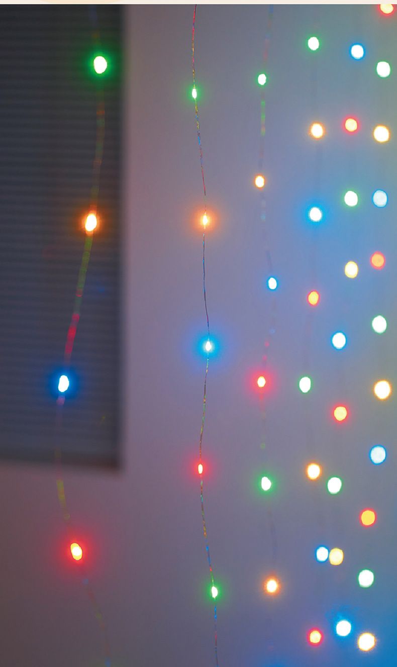 Luci a LED USB con telecomando e ganci, dimensioni 3x3 e 3x2, opzioni bianco caldo/colore/bianco, illuminazione decorativa per interni_voghion.com