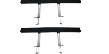 VEVOR Boat Trailer Guide-ons, 48", 2PCS Rustproof Steel Trailer Guide Ons, Trailer Guides With Carpet-Padded Boards, Mounting Parts Included, For Ski Boat, Fishing Boat Or Sailboat Trailer_voghion.com