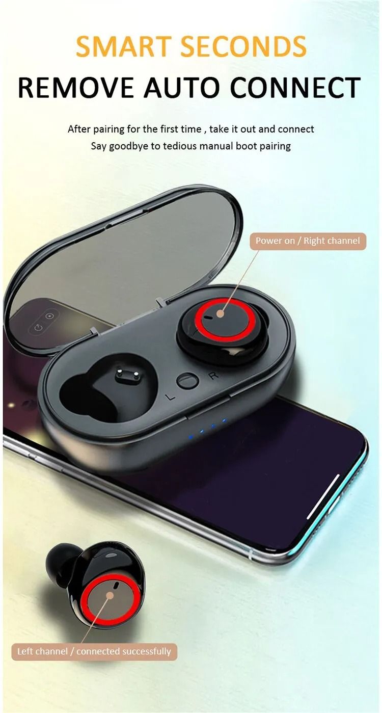 Music Festival Y50 TWS Bluetooth-Kopfhörer 5.3 Headset Wasserdichte Bass-Ohrhörer Echte kabellose Stereo-Sportkopfhörer_voghion.com
