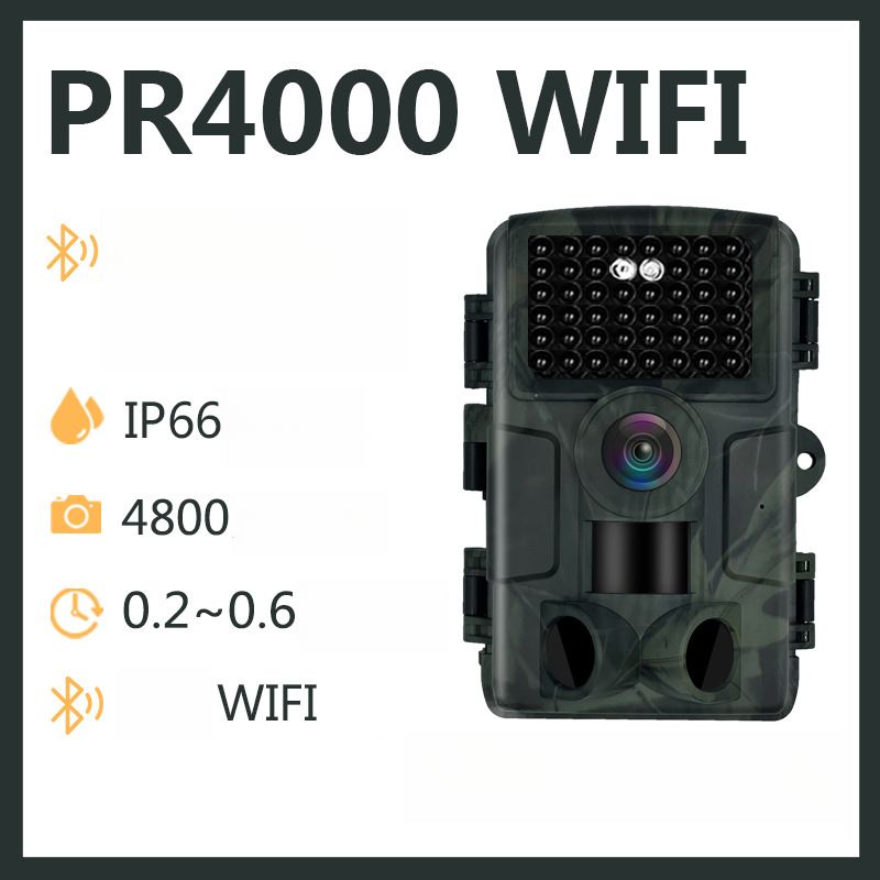 48.0million Pixel IP66 Waterproof 2.7K HD Outdoor Infrared WIFI Version Hunting Camera_voghion.com