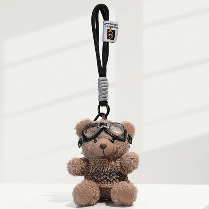 Kleine Bär Tasche Dekoration High-End DIY Puppe Rucksack Anhänger Plüsch Spielzeug_voghion.com