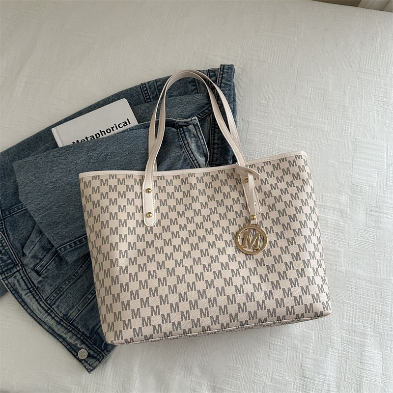 Borsa da ascellare grande da donna Do&thin - Borsa a tracolla alla moda per lavoro e uso quotidiano, morbida pelle PU con doppi spallacci_voghion.com