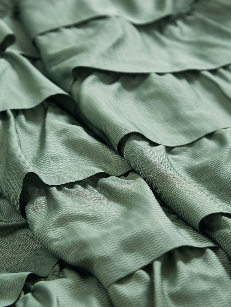 Cortinas semitransparentes modernas – cortinas de poliéster com babados para sala de estar (forro 100% blackout opcional, sem necessidade de furação, branco/prata/verde)_voghion.com