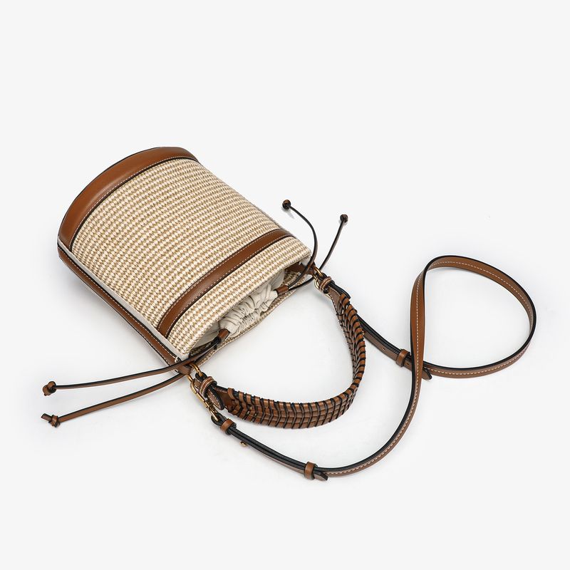 Borsa a tracolla da spiaggia intrecciata, stile pendolare, da donna, autunno inverno 2024, nuova, elegante, di Z Brand_voghion.com