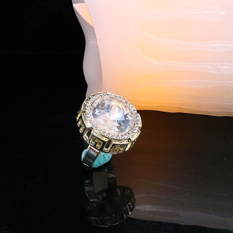 Ring For Women, No Fading, Niche Design, Vintage Color, Cuban Light Luxury, Open Mouth Ring_voghion.com
