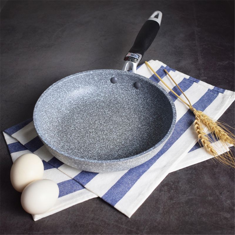Sartén wok de piedra duradera, antiadherente, de cerámica, para inducción, ideal para cocinar en la cocina a gas o para carne._voghion.com