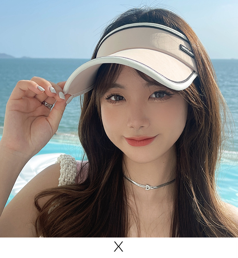 Kapa za sončenje za otroke, nova poletna maska za obraz, majhen obraz, sončni klobuk, odporen na UV žarke, tekaški športni račji jezik._voghion.com