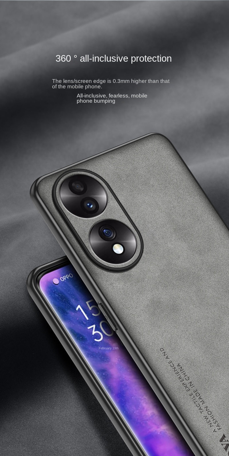 PU leather comfortable suede case For Honor 90 Pro 80 GT 70 Pro 60 50 Honor X7A X8A X9A Magic 5 Pro 4 3 Soft Lens protect Cover_voghion.com