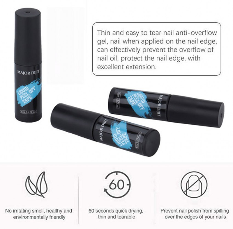 Colle Anti-débordement pour ongles, 5ml, Latex hydratant, bande d'élimination de la peau, vernis à ongles, Anti-débordement, bord Prote_voghion.com