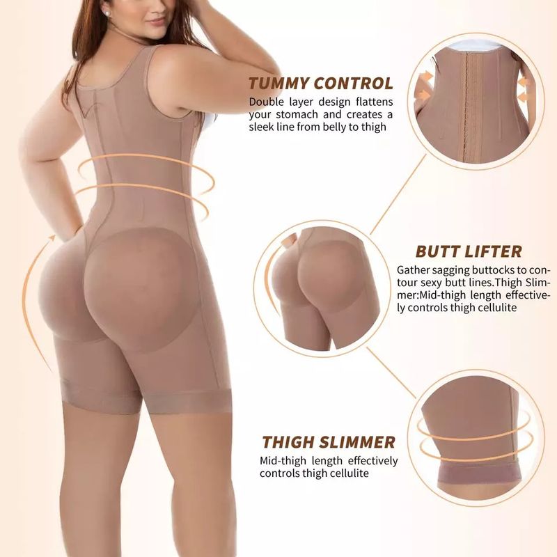 Underwear & Sleepwears Mesh One Piece Body Shaper Waist Tightening Abdomen Lifting Hip Lifting Body Shaping One Piece Tights_voghion.com