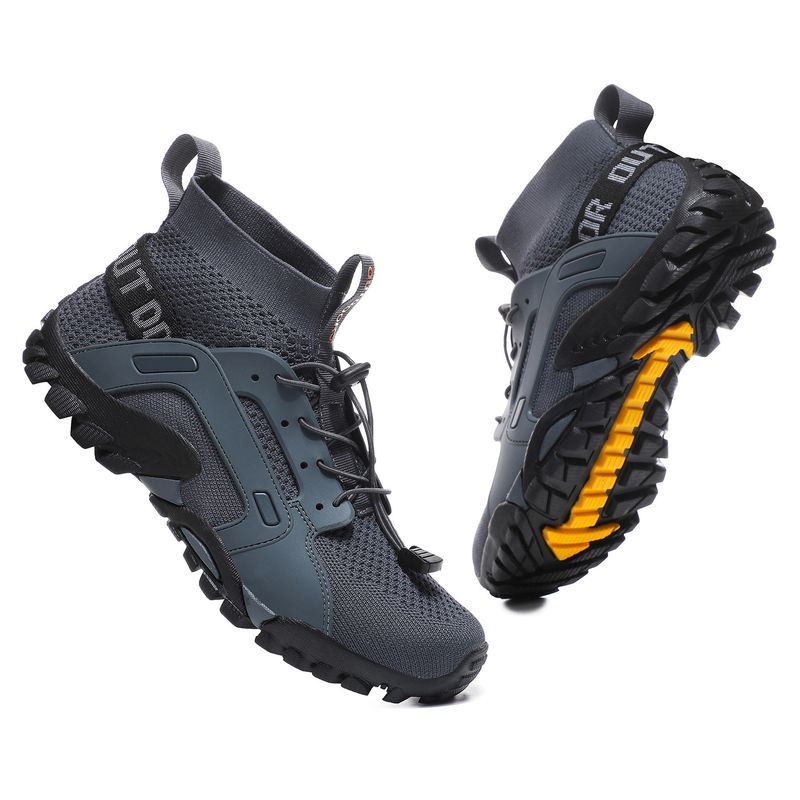 Scarpe da acqua da uomo per escursionismo, pesca e attività all'aperto - Scarpe leggere, traspiranti e ad asciugatura rapida con suola in gomma per escursionismo, pesca e guado_voghion.com