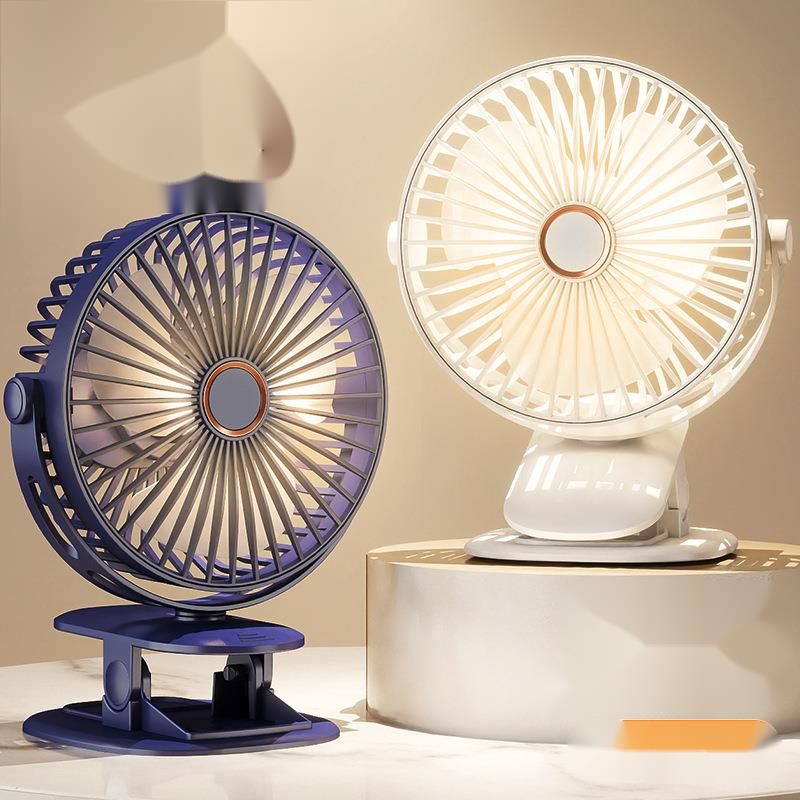 Wiederaufladbarer Mini-Clip-Ventilator über USB – leise, tragbare Kühlung für Wohnheim, Büro und Schreibtisch_voghion.com