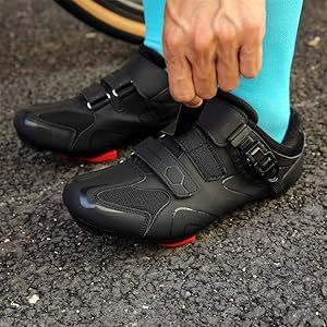 Men's And Women's Cycling Compatible Peloton Indoor Pedal Clip-On Road Bike Shoes Pre-Installed With Triangular_voghion.com