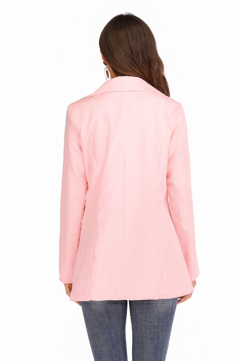 Dammode casual kostym lapel slim cardigan stil kostymjacka_voghion.com