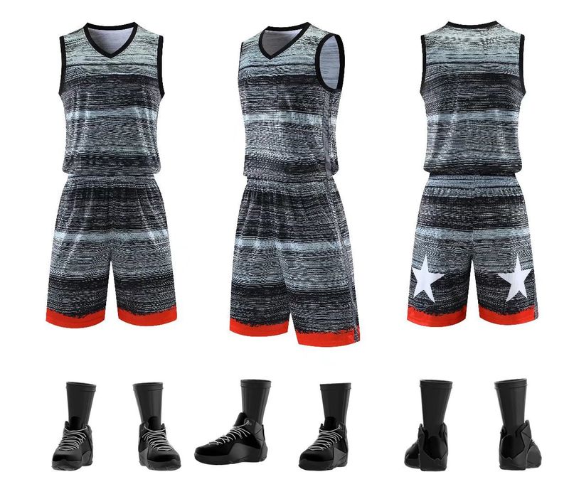 Combinaison de basket-ball, maillot imprimé pour hommes, débardeur, uniforme de sport d'entraînement de compétition, taille imprimée d'équipe privée_voghion.com