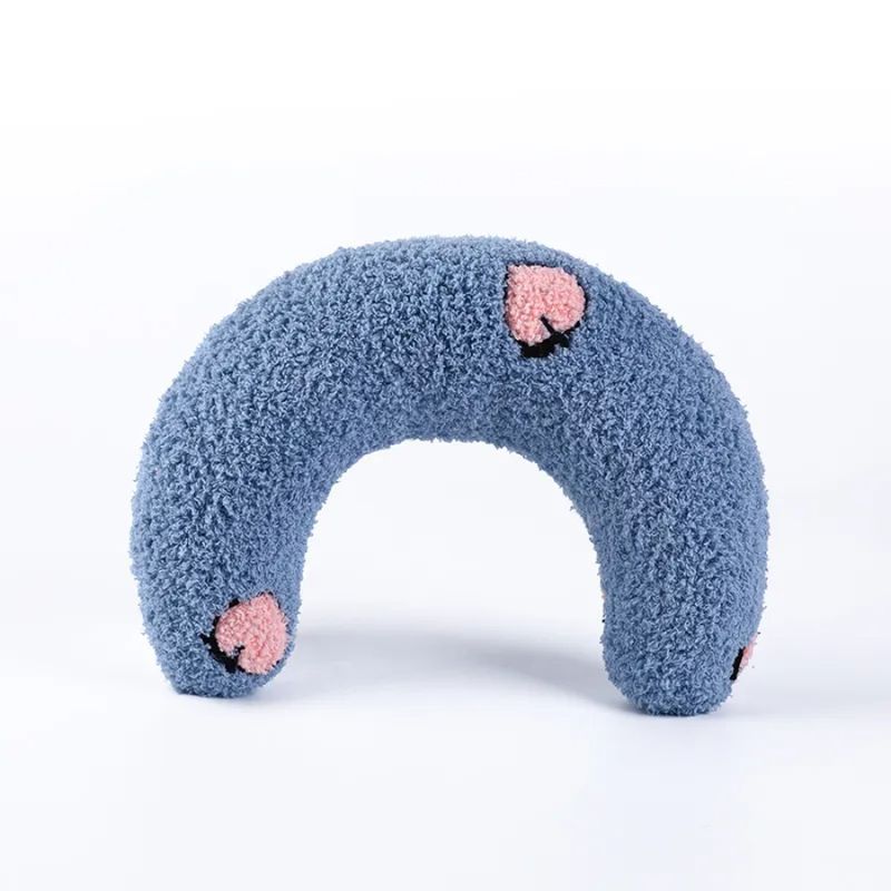Dog Pet Vertebra Dog Toy Pillow Pillow Cat Deep Cat Dog Toy Pillow U-shaped Cat Cervical Sleep Protection_voghion.com