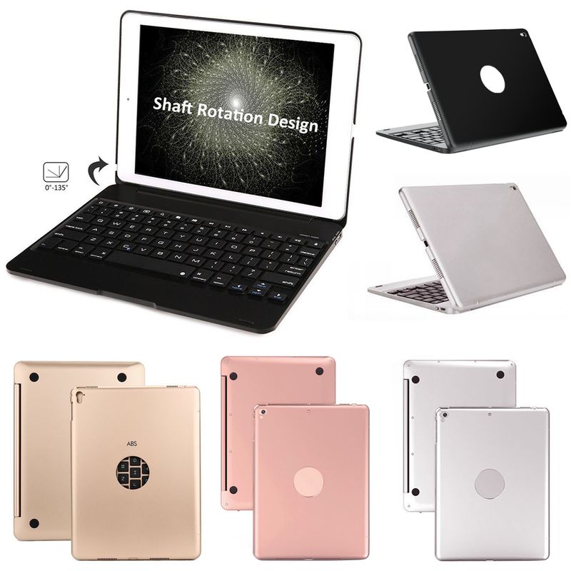 Étui pliable ultrafin Farfi pour clavier sans fil compatible Bluetooth pour tablette iPad Pro 9,7 pouces_voghion.com