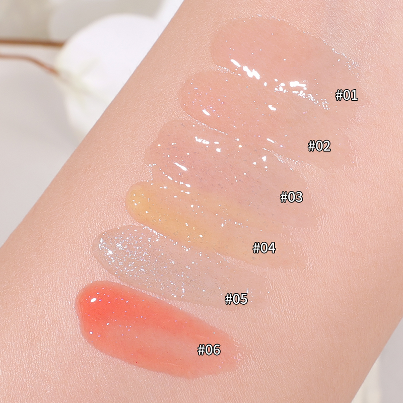 Waterproof mirror diamond lip gloss, long-lasting moisturizing, pearl lipstick, glittering, jelly lip gloss, f_voghion.com