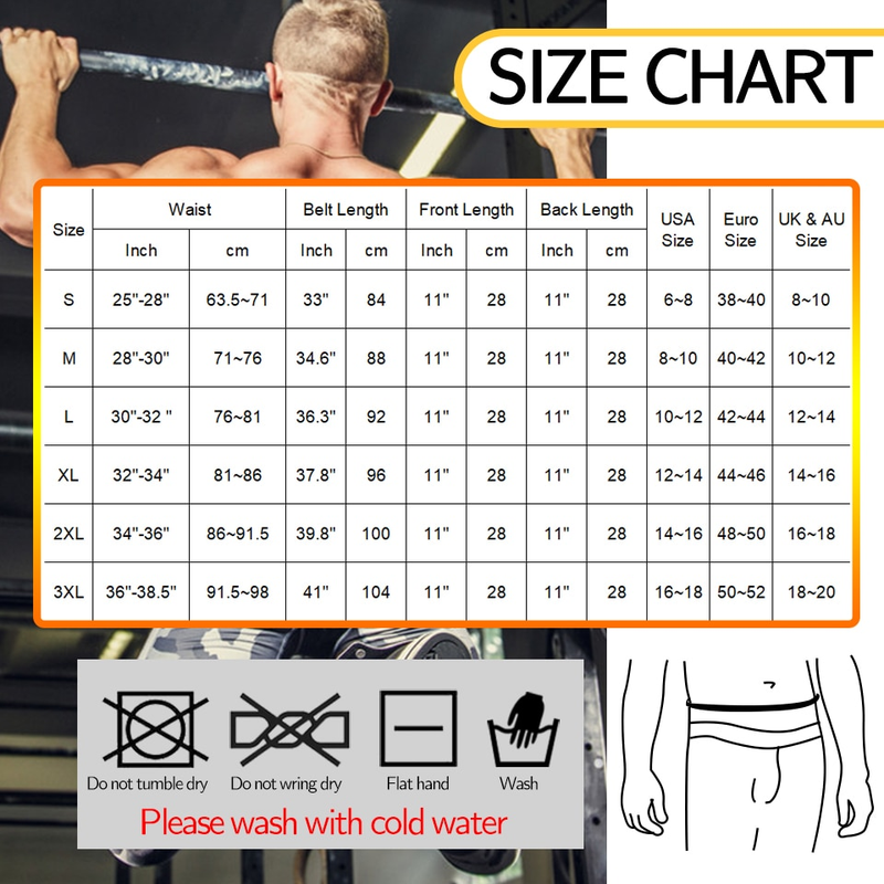 Trainer Männer Taille Abnehmen Body Shaper Fiess Gürtel Gewicht Verlust Fett Brennen Sport Gürtel Schweiß Trimmer Workout C_voghion.com