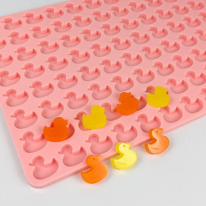 Silikónová forma v tvare káčatka, zvieracia kreslená kačica, forma na čokoládové sušienky, forma na dekoráciu torty_voghion.com