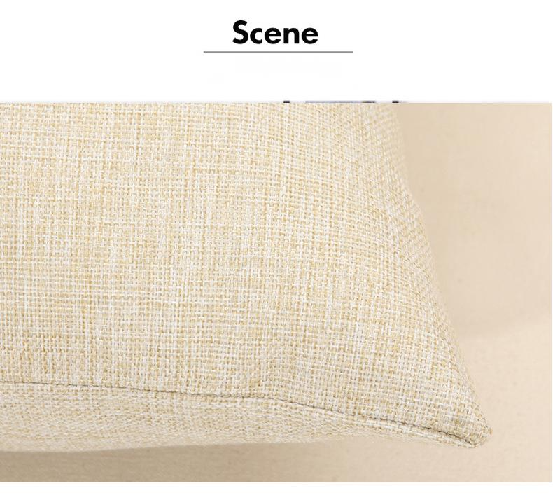 Minimalist Linen Digital Print Pillowcase Sofa Cushion Pillow_voghion.com