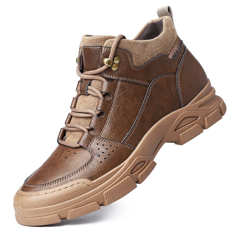 Autumn And Winter Men's Shoes Comfortable And High-quality Casual Styles Outdoor Le Isure Walking Thick Soled Warm Boots_voghion.com
