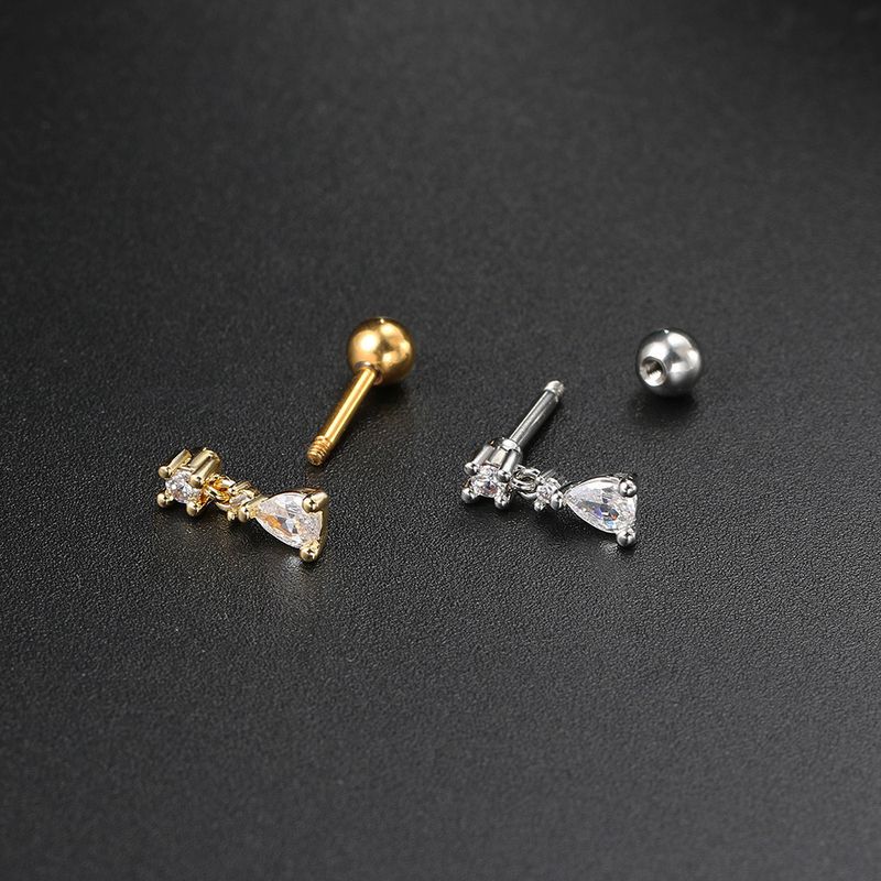 Y2K Nelkenohrringe für Frauen, gefertigt aus zartem Min-Schmuck aus Knorpelgewebe. Ohrringe, Modeschmuck,_voghion.com